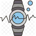 Wristwatch Heartrate Monitor Icon