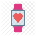 Wristwatch Pulse Heartbeat Icon