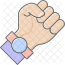 Wristwatch Hand Lineal Color Icon Icon