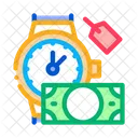 Hand Over Wristwatch Icon