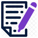Write Pen Paper Icon