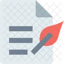 Sign Up Write Writing Icon