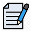 Write Sign Contract Icon