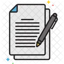 Write Writing Document Icon