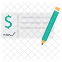 Cheque Pay Order Draft Icon