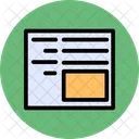 Write Content Content Document Icon