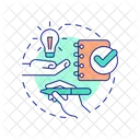 Write down your thoughts  Icon