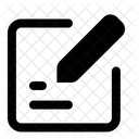 Interface Write Pen Icon