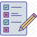 Bar Task Checklist Icon