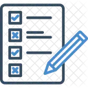 Bar Task Checklist Icon