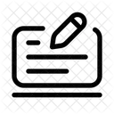 Write Board Chalk Icon