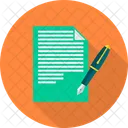Write Paper Write Text Icon
