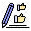 Write Review Comment Feedback Icon