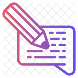 Write Text  Icon