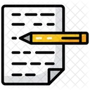 Writing Writing Tool Document Icon