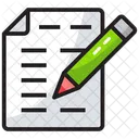 Drafting Writing Note Icon