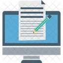 Writing Article Writing Composing Icon