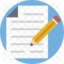 Paper Pencil Writing Icon