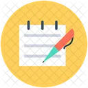 Notepad Pen Writing Icon
