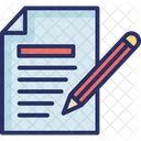 Writing Script Pencil Icon