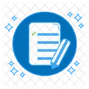 Writing List Paper Icon