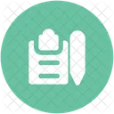 Writing Clipboard Document Icon
