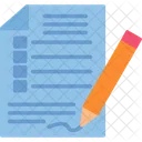 Writing Form Note Icon