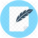 Writing Quill Pen Icon