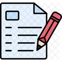 Writing Content Edit Icon