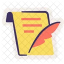 Writing Script Story Icon