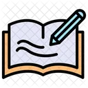 Writing Book Study Education Icon