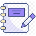 Writing diary  Icon