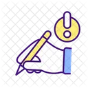 Writing difficulties i  Icon