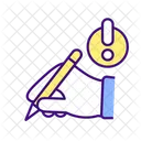 Writing difficulties i  Icon
