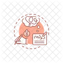 Dyslexia Writing Difficulties Problem Icon