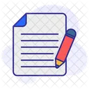 Writing Document File Document Icon