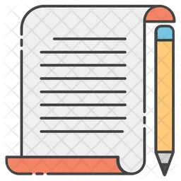 Writing Document  Icon
