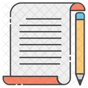 Writing Document  Icon