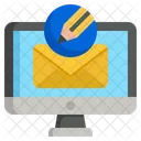 Writing Email  Icon