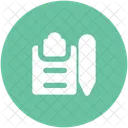 Writing Clipboard Document Icon