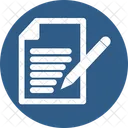 Writing Script Pencil Icon