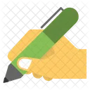 Hand Holding Pen Icon