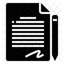 Writing Signature Significant Icône