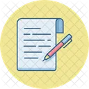 Writing Copywriting Content Icon