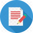 Writing Document Exam Icon