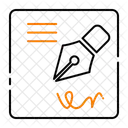 Writing Literature Composition Icon