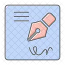 Writing Literature Composition Icon