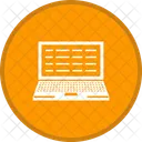 Writing Laptop Icon