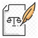 Writing Law Law Justice Icon