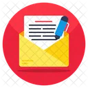 Writing Mail  Icon